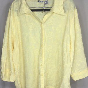 Floral Yellow Blouse